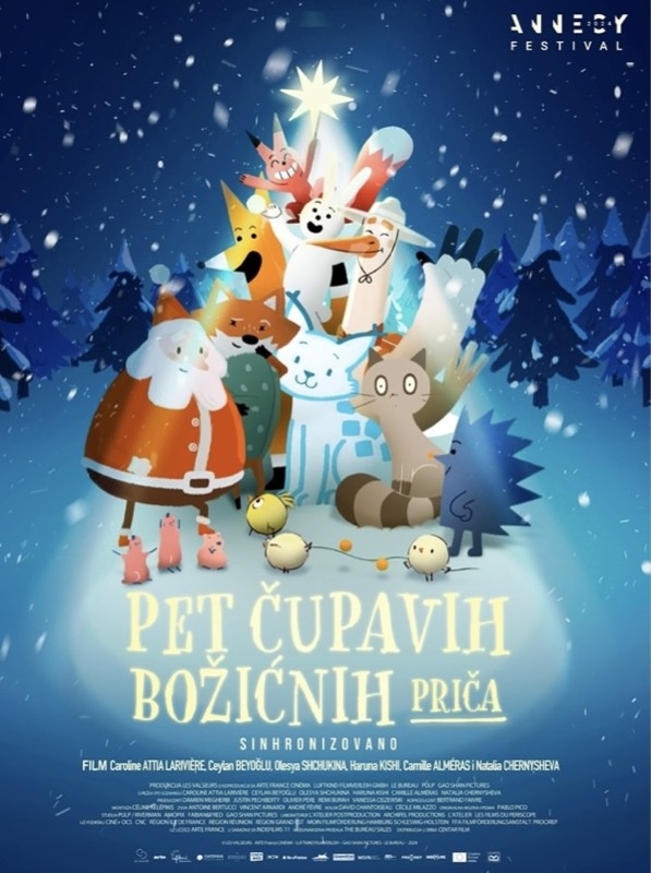 Pet Čupavih Božićnih Priča (sinhro.) / Le grand Noël des animaux