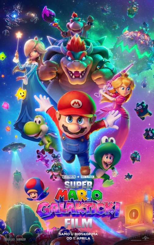 Super Mario Galaktički Film (sinhro.) - 2D / The Super Mario Galaxy Movie